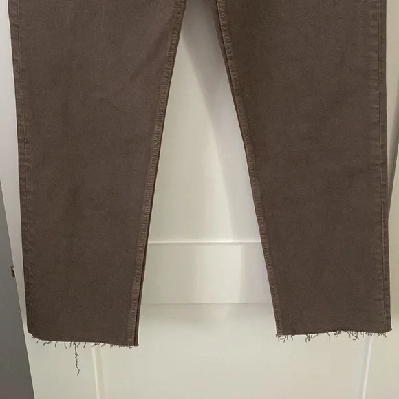 RE/DONE 70s Ultra High Rise Stove Pipe Jeans | Chocolate (30) NWT - Picture 6 of 9